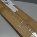50 Pack - 32.25"x1" Balusters for Deck Railing Curve Aluminum Deck Balusters Face Mount Metal Deck Spindles Shiny Black