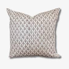 FIOUOVO 18x18 Pillow Covers 100% Cotton Gray Pillow Covers Decorative Neutral Pillow Covers Couch Pillows for Living Room Set of 1