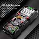 KAIWEETS Digital Multimeter TRMS 6000 Counts Voltmeter Auto-Ranging Fast Accurately Measures Voltage Current Amp Resistance Diodes Continuity Duty-Cycle Capacitance Temperature for Automotive