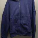 PRETTYGARDEN Women's Zip Up Y2K Hoodies 2026 Fall Fashion Long Sleeve Hooded Fleece Sweatshirts Casual Jacket Winter Clothes (X-Large, Navy Blue)