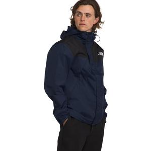 The North Face Men's Antora Jacket  - Waterproof & Windproof Rain Coat, Secure Zip Hand Pockets, Summit Navy/TNF Black, 4X Big