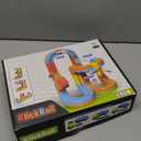 KlickRail Electric Train Set Flexible Race Track for Kids 4 6 7 8 (Advanced Set(48 Piece))