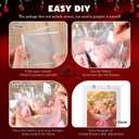 Thiccywoov Mother's Day Flower Bouquet Kit for Her 2026 DIY Artificial Flower Bouquets Rose Bouquet Gift with Bag for Birthday, Anniversary Present for Wife Grandma