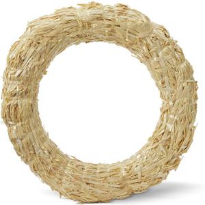FloraCraft Straw Wreath Form 14 Inch Natural