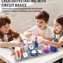 Science STEM Kits for Kids, Electronics Exploration Kit, 66 Pcs DIY Circuit Parts, Over 1200 Projects, STEM Educational Toy Gifts for Kids Boys Girls Ages 3 4 5 6 7 8 9 10 11 12, Color Project Manual, 11 x 14.5 x 3.1 inches