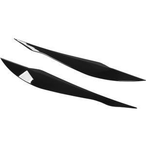 Headlight Eyebrow Cover, Headlight Eyebrows Left And Right Pair For 3 Series F30 F31 2012-2018 Cat. No. 321 Carbon Fiber Pattern Car Interior And Exterior Modification (Glossy