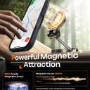 TOCOL for iPhone 17 Case, Compatible with Magsafe, Full Camera Protection, Built-in Magnetic Ring, Drop Protection, Translucent Matte Phone Case for iPhone 17 6.3 inch (Black)