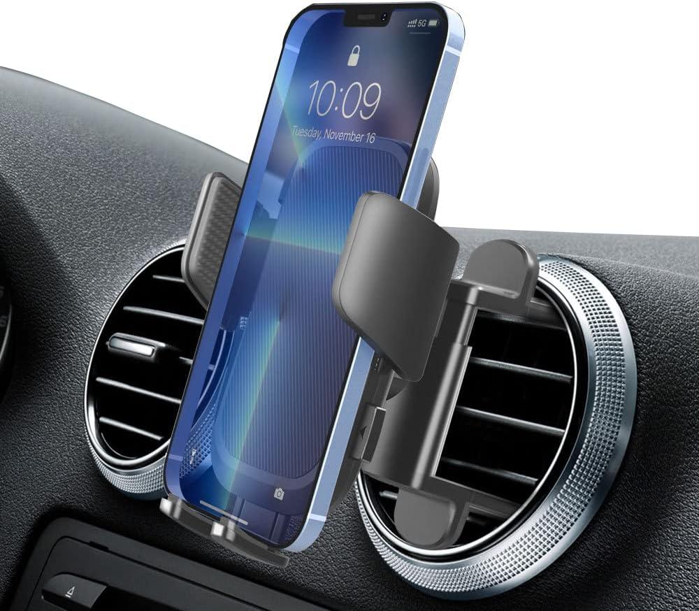 Circular Air Vents Cellphone Mobile Phone Stand,Car Cell Phone Holder Mount for Jeep Wrangler Mercedes Benz C-Class, E-Class,S-Class,B-Class,A-Class, GLC/GLE/GLS/GLB/GLA-Class