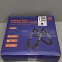 Twister Arm Trainer for Men and Women, Adjustable 5 Resistance Levels (33-120 lbs) Chest & Arm Workout Equipment with 4 Springs and Training Manual, Home Gym Strength Trainer with Anti-Slip Handles