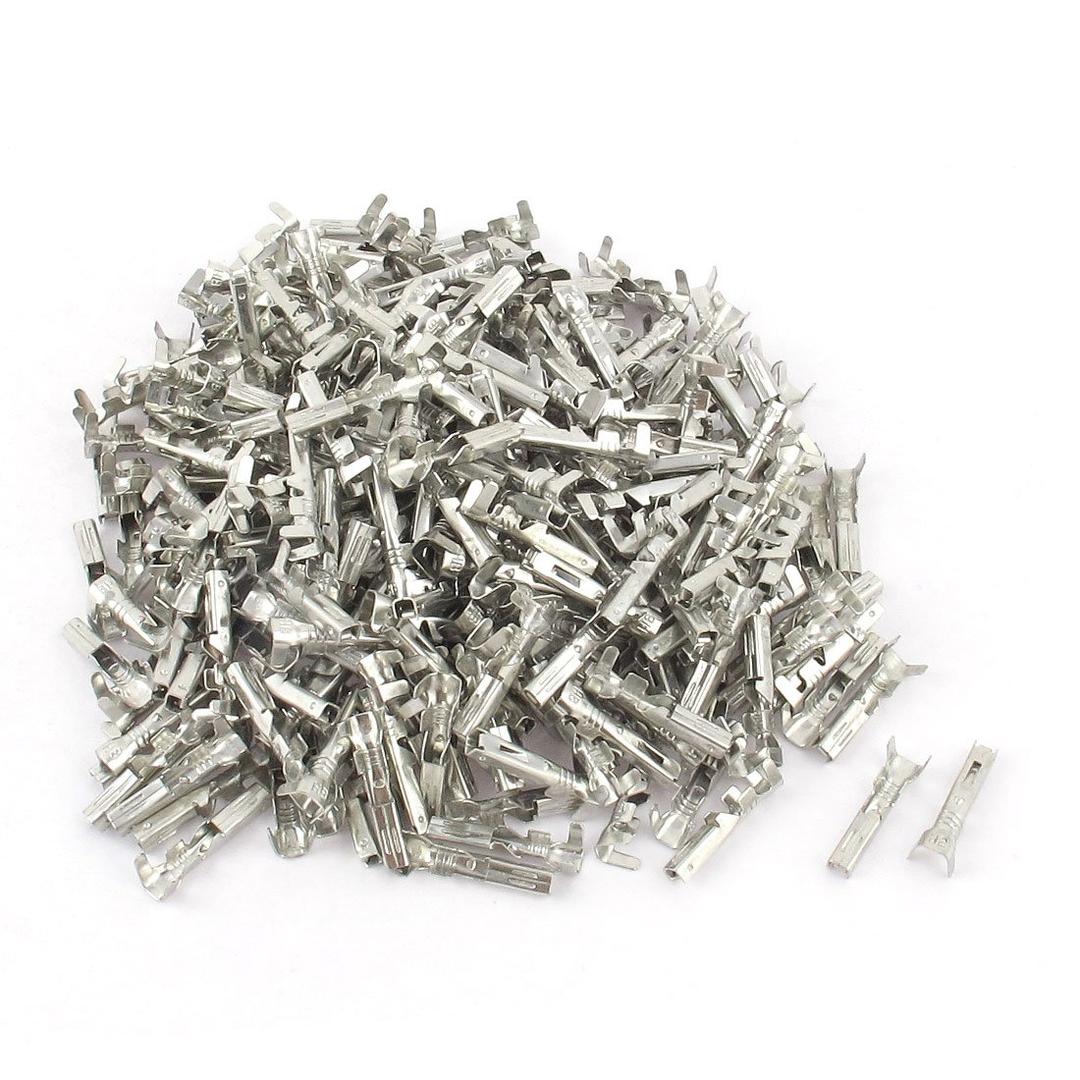 uxcell Non Insulation Female Crimp Terminal Spade Connector 1.5 mm, 300 Pieces