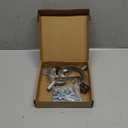 2 Sets 4 Inch Adjustable Pipe Bracket, Heavy Duty Galvanized Steel Split Ring Hanger, Round Supports for Plastic Ventilation Pipe Chimney Drainage Tube