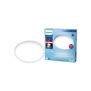 Philips 11.8inch LED integrated 22W 100W Super Slim flush Mount Lighting, Philips 11.8" LED flushmount