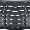2005-2014 Rear Window Louvers Windshield Sun Shade Cover Lambo Style Matte Black Compatible with Ford Mustang 2005 2006 2007 2008 2009 2010 2011 2012 2013 2014