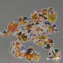 63pcs Anime Cartoon Sticker Anime Decals Aesthetic Waterproof Vinyl Pack Stickers for Water Bottle Laptop Cup Phone Skateboard DIY Party