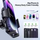 Miracase 3-in-1 Cell Phone Holders for Your Car, Universal Car Phone Holder Mount for Dashboard Air Vent Windshield Compatible with iPhone16 15 14 13 12 11 Pro Max Xs XR X, Galaxy Stripe