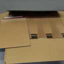 zmybcpack 100 Pack 9X12 inch Self Seal Photo Document Mailers Stay Flat Kraft Cardboard Envelopes Photography Rigid Mailers for CD, Photos, Document (Kraft Brown)