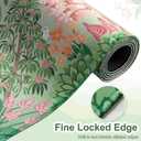 XXL Jungle Mouse Pad, Smooth Computer Desk Mat, Non Slip Large Mouse Pad for Desks, Desk Pad Mat for Keyboard and Mouse, Cute Green Mousepad for Home (Forest Green) (Spring)