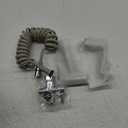 TURLEE-Handheld Bidet Sprayer for Toilet -Brass T-valve Adapter, Sprayer Adjustable Water Pressure Control with Bidet Retractable Spring Hose for Feminine Wash.