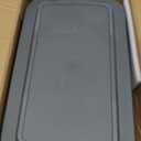 8Piece Deep Glass Baking Dish Set with Plastic lids, Rectangular Glass Bakeware Set with Lids, Baking Pans for Lasagna, Leftovers, Cooking, Kitchen, Freezer to Oven and Dishwasher, Gray