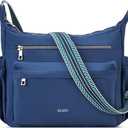 CLUCI Travel Purses for Women, Waterproof Nylon Crossbody Bags for Woman Trendy, Anti Theft Shoulder Handbags for Ladies A5-dark Blue