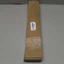 Closet Rods for Hanging Clothes, 17 to 28 Inch Stepless Adjustable Closet Rod, 1.3 Inch Diameter Metal Heavy Duty Closet Hanging Rod for Closet Wardrobes Laundry RV, Black