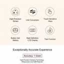 Digital Kitchen Scale, Food Scale with Tempered Glass, Grams and Ounces, 1g High Accuracy for Baking, Cooking, Food (Black Glass)