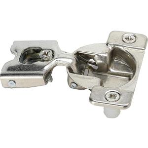 50 Pack Rok Hardware Grass TEC 864 108 Degree 7/16" (11mm) Overlay SELF Close Press in Dowel Compact Cabinet Hinge 45mm Screw Hole Pattern, G04728-16