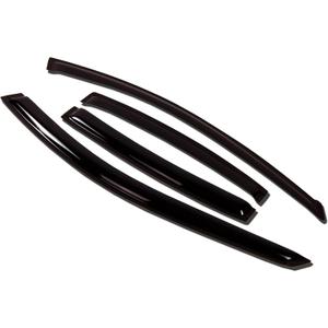 Tuningpros WV-006 Outside Mount Window Visor Deflector Rain Guard Dark Smoke 4-pc Set, Compatible with 2004-2008 Acura TSX Tuningpros WV-006 Outside Mount Window Visor Deflector Rain Guard Dark Smoke 4-pc Set, Compatible with 2004-2008 Acura TSX