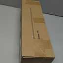 Boho Wood Curtain Rods for Windows 72 to 144 inch 1" Diameter Adjustable Heavy Duty Window Curtain Rod with Decorative Wooden Grain Finials Drapery Rods for Living Room Bedroom Kitchen Cafe Farmhouse