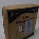 IvyWind Baby Shower Stand, Wall-Mounted Baby Bath Stand Support for 6-36 Months, Foldable Shower Standing Bath for Toddler, Easy to Install, Adjustable Height, Gray