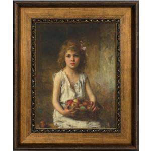 Antique Frame for 8x10 Canvas Paintings, No Front & Back, 2.2" Wide Vintage Picture Frames For Baroque Victorian Wall Art Prints Class Artwork Designer, Home Office Gallery Decor (Bronze Gold)