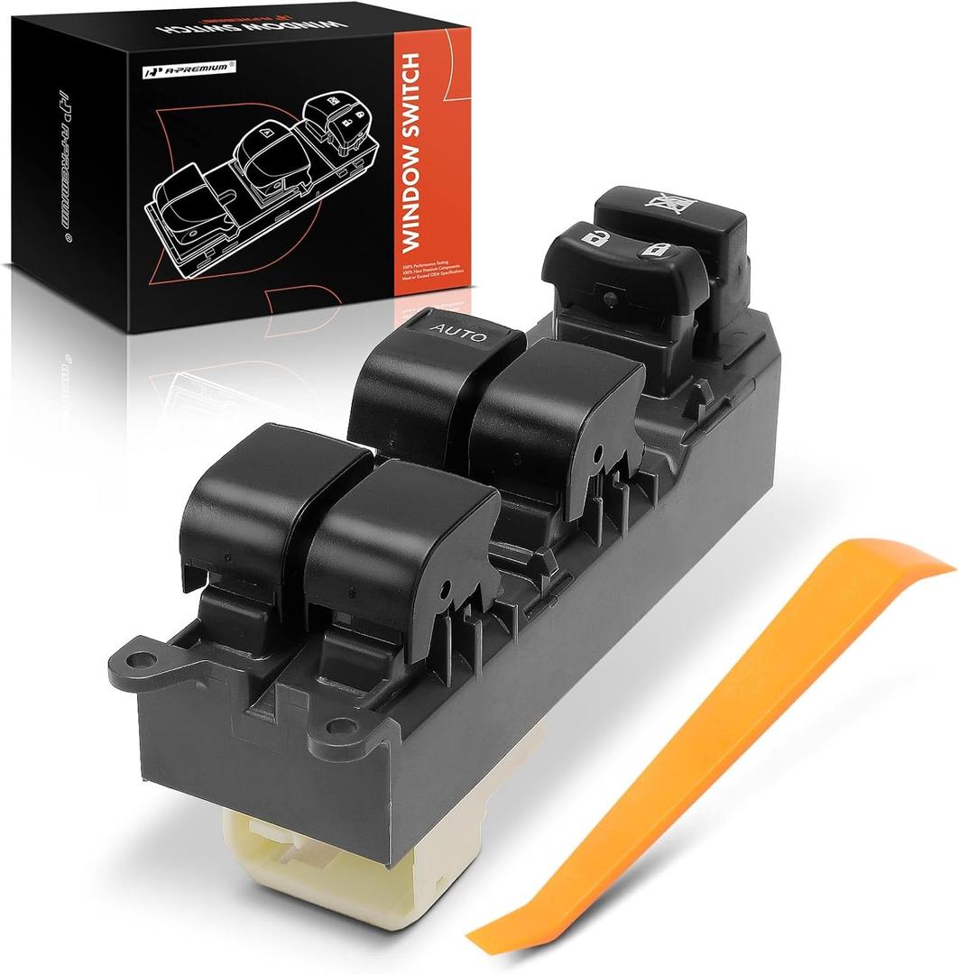 A-Premium Driver Side Master Power Window Switch Compatible with Toyota Corolla 2014-2019, Corolla iM 2017-2017, RAV4 2013-2018, with Auto Up/Down