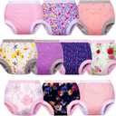 BIG ELEPHANT Potty Training Underwear, 100% Cotton Absorbent Unisex Toddler Pee Pants for Boys Girls,2T