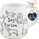 Mud Pie Dog Person Resist Dog Mug; 12 oz