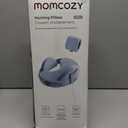 Momcozy CozyPro Nursing Pillow - All Around Lumbar & Arm Support - Safety Guard, Firm & Springy Memory Foam-Stable, Ergonomic Support, Easier Breastfeeding, Wider Cushion, Adjustable, Removable Cover