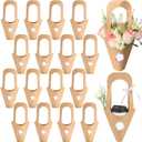 xialgshe 20 Pcs kraft paper flowers gift bags bouquets bags cones flower bouquet bags with handle to make bouquets for wedding,paper wedding birthday gift bag valentines day gift bag