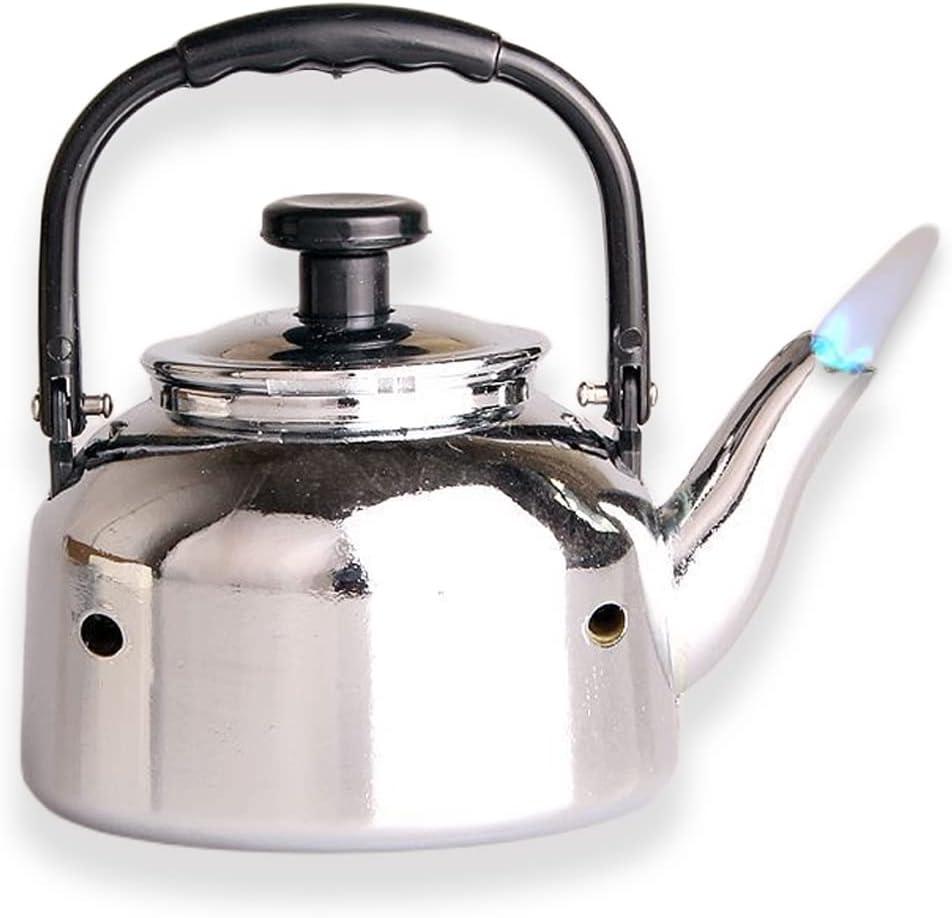 Torch Lighter, Weird Lighters, Creative Kettles Kitchenware Design, Fillable Adjustable, Butane Lighter, Unique Gifts for Men Candles(No Gas)