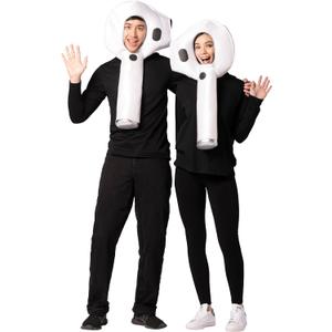 Rasta Imposta Ear Buds Couples Costume Wireless Headphones Bluetooth Party Dress up Cosplay, Adult One Size
