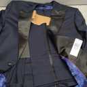 Alton Lane Mercantile Tuxedo Tailored Fit - Premium Quality Tuxedo for Men, Stylish and Elegant Formal Suit for Men (3, Navy)