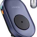 HONKID Undetectable Mouse Mover Jiggler with ON/Off Switch and USB Port Drive-Free,Simulate Physical Automatically Mouse Movement,Prevent Computer Laptop Inactive/Lockdown (Purple)