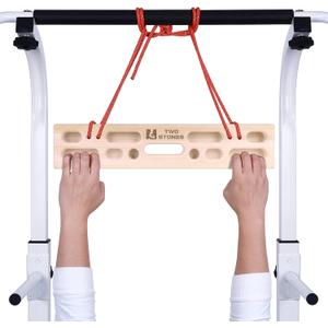 Two Stones Portable Hangboard | Rock Climbing Hangboard | Hang Board for Climbing | Rock Climbing Gifts for Rock Climbers for Climbers | Bouldering Gifts
