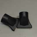 2 x 2PCS Hair Dryer Attachment Black Plastic Blower Nozzle Replacement Styling Tool for Home Use or Professional Salon Hairdressing Blow Outer Diameter 4.2cm to 4.6cm