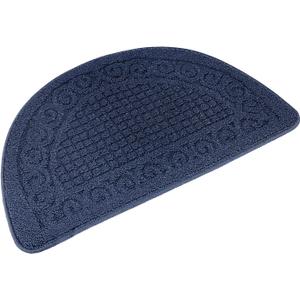 Echaprey Half Round Non-Slip Kitchen Bathroom Toilet Doormat Floor Rug Mat Keeps Your Floors Clean Home Decor (Small, Blue) Echaprey Half Round Non-Slip Kitchen Bathroom Toilet Doormat Floor Rug Mat Keeps Your Floors Clean Home Decor (Small, Blue)