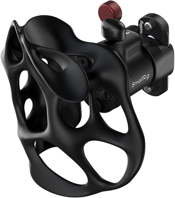 SMALLRIG Seamlessly 360° Rotating Hollow LeftSide Handle with NATO Clamp, Included an NATO Rail, 15kg/ 33lb Load, Quick Release for Camera Cages