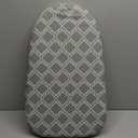 Amazon Basics Compact Tabletop Ironing Board with Folding Legs - Trellis Removable Cover, Chevron, 23.6"L x 7.1"W x 14.3"H