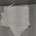 SUUKSESS Women Sexy Square Neck Thong Bodysuit Backless Cami Bodysuit Top Medium