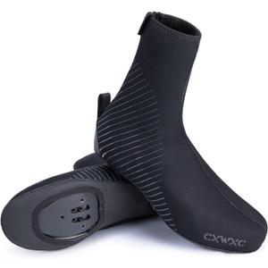Cycling Shoe Covers Cold Weather for Men Women - Waterproof Shoe Covers Winter Outdoor Sports - Rain Cycling Overshoes, Road/Mountain Bike Booties (3X-Large)