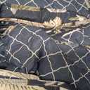 Lush Decor Sydney Reversible Cotton Quilt Set, 3 Piece Set, King, Navy & Multi - Cotton Bedding Set - Navy Floral Quilt - Cottage Decor - Bedding King Size