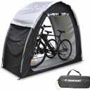Himiway Bike Storage Shed Tent with Double Doors for 2 Bikes PU4000 Silver Coated Waterproof Anti-Dust 210D Oxford Fabric Portable Foldable Outdoor Bicycle Cover Shelter Carry Bag for Home Garden