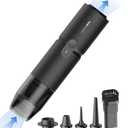 HOTO Handheld Vacuum Cleaner Cordless, Desk Vacuum Cleaner Compressed Electric Air Duster 15000Pa Suction, 4-in-1 Portable Vortex Vacuum Dust Buster Air Blower for Computer, Keyboard